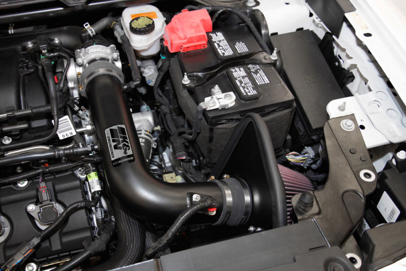 Ford Explorer Performance Air Intake - K&N Engineering - KN 77 Metal Intake - `13-`27